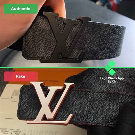 difference between real louis vuitton and fake belt|genuine louis vuitton belt.